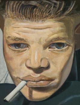 Lucian-freud-boy-smoking-1951